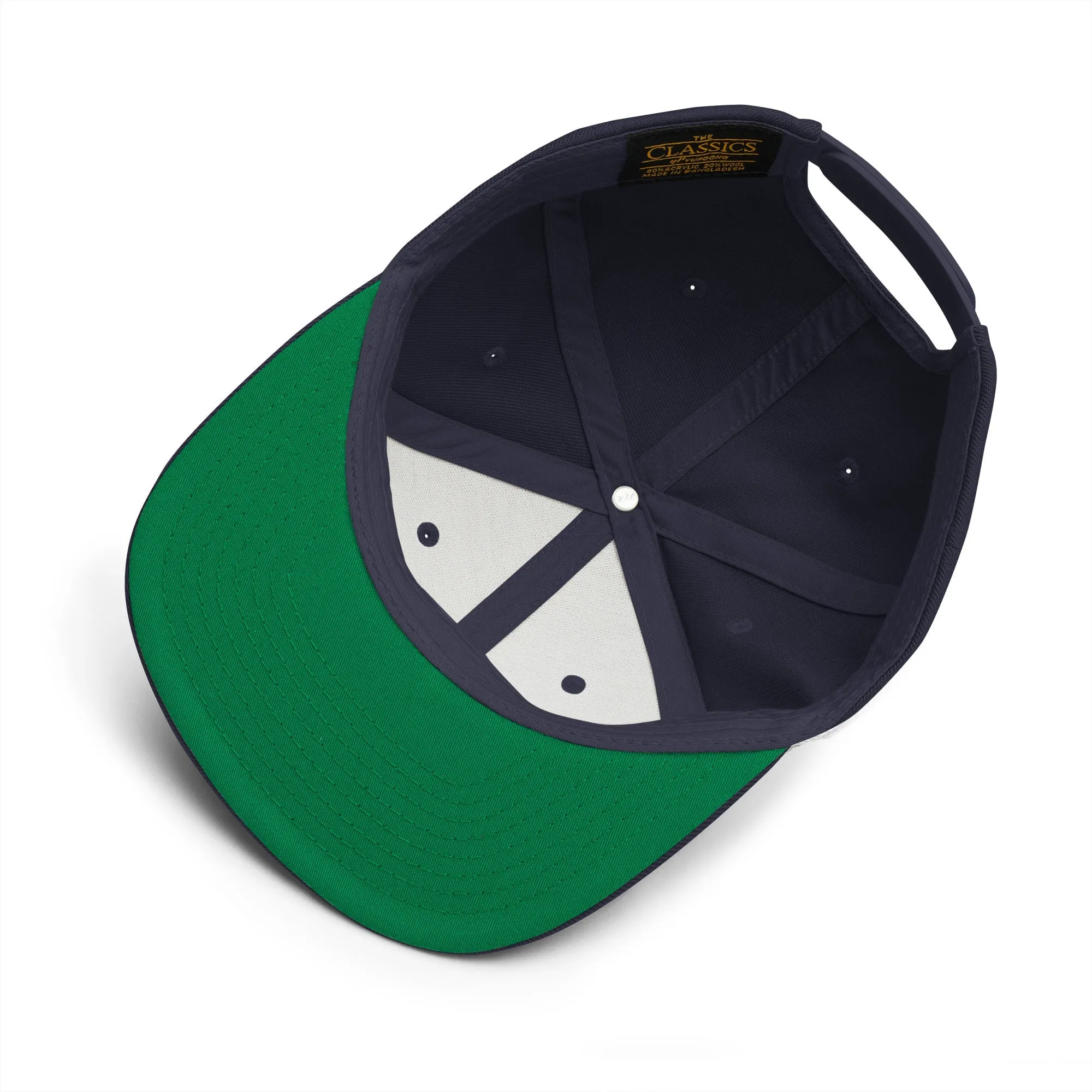 12 - Number Twelve Retro Tri-Line Snapback Hat