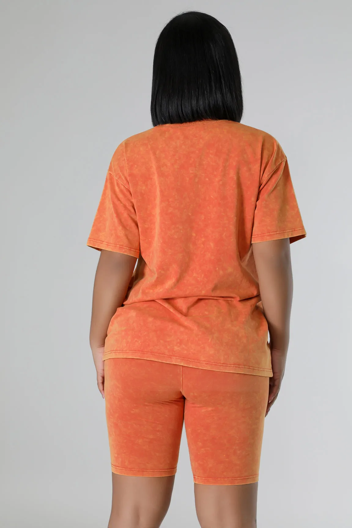 27430P - WASHED TOP & BERMUDA SHORTS SET (4PCS)