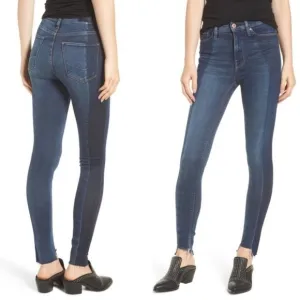 {28} Hudson Barbara Super Skinny StepHem Jeans