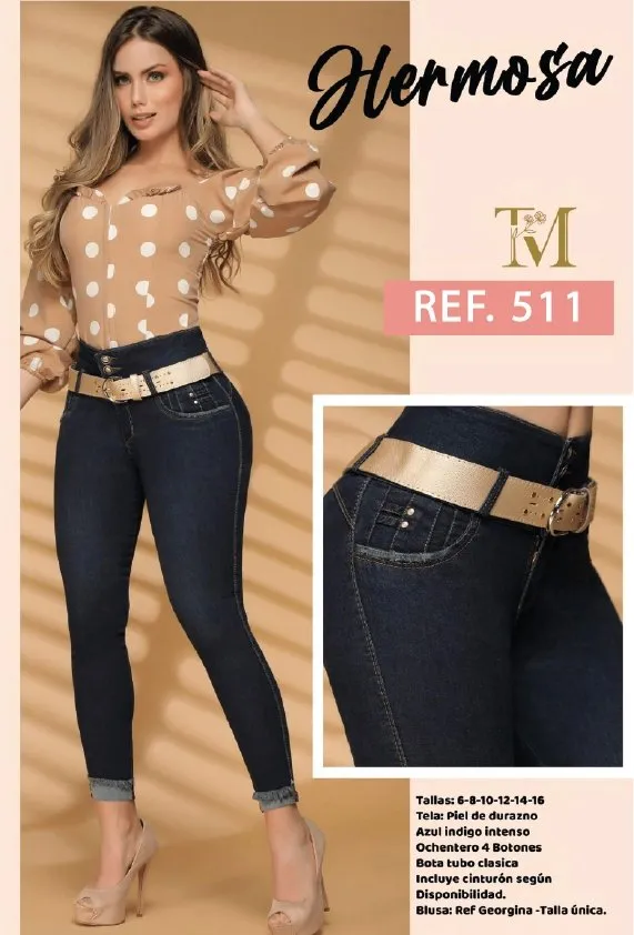 511 100% Authentic Colombian Push Up Jeans