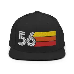 56 - 1956 Retro Tri-Line Snapback Hat