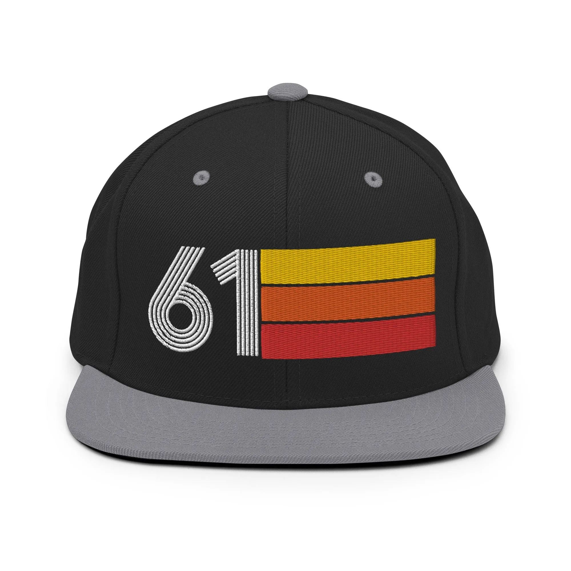 61 - 1961 Retro Tri-Line Snapback Hat