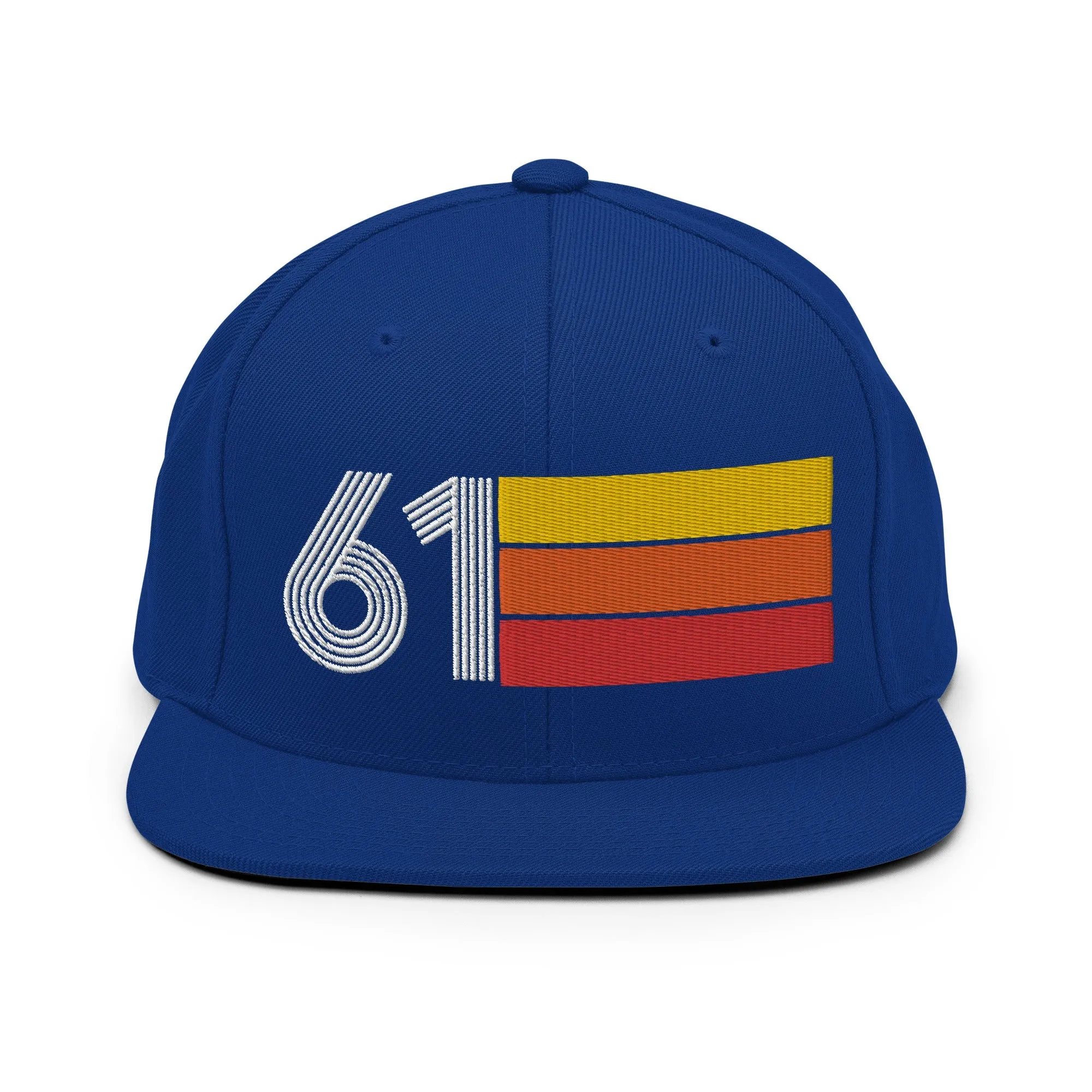 61 - 1961 Retro Tri-Line Snapback Hat