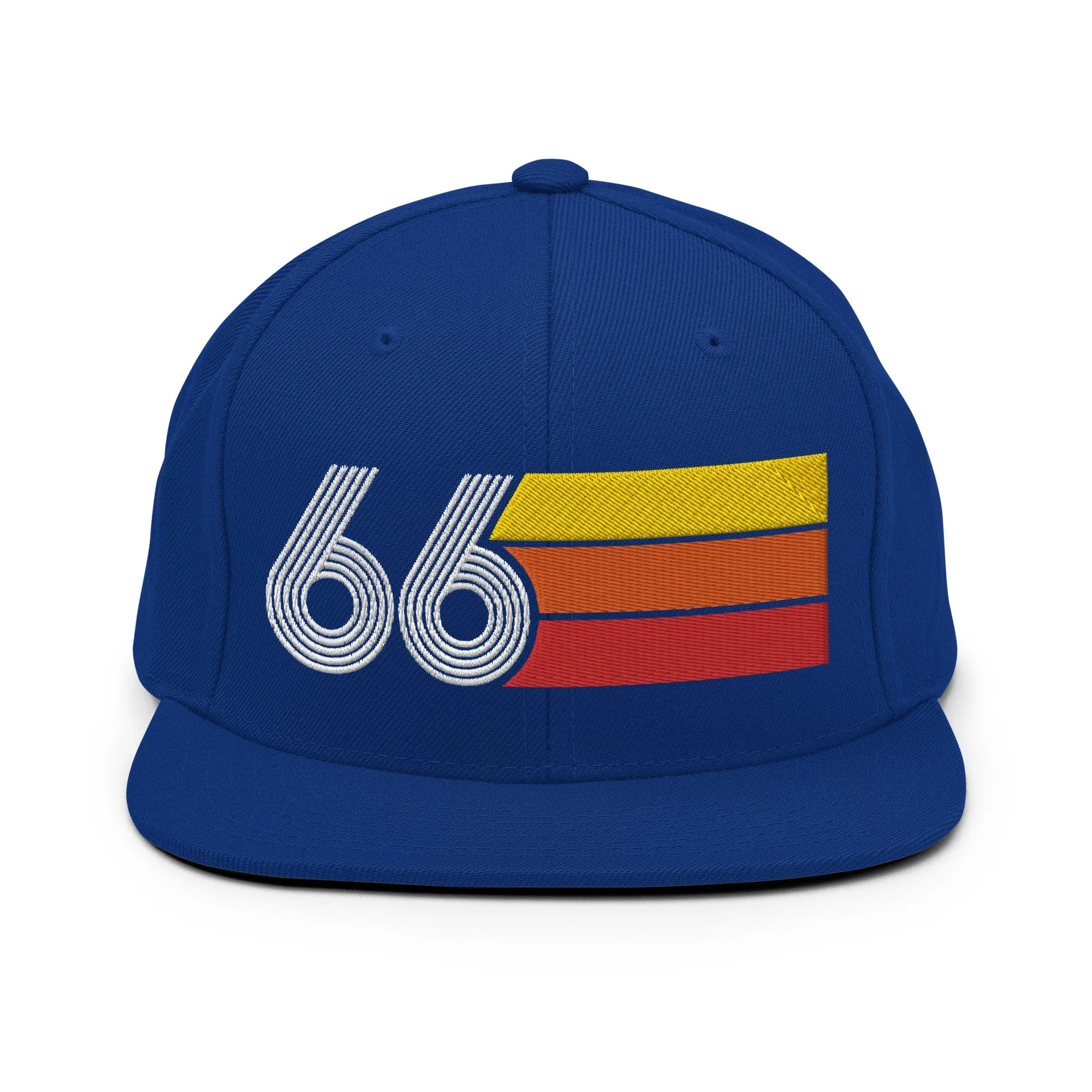 66 - 1966 Retro Tri-Line Snapback Hat