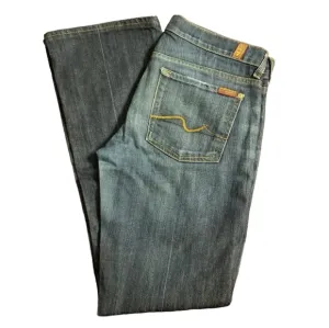 7 for all mankind Midrise Bootcut Jeans Vintage Size 27