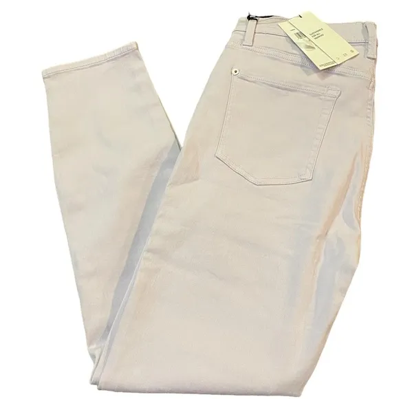 7 For All Mankind High Waist Ankle Skinny Jeans, Light Purple Lilac Size 30 NWT