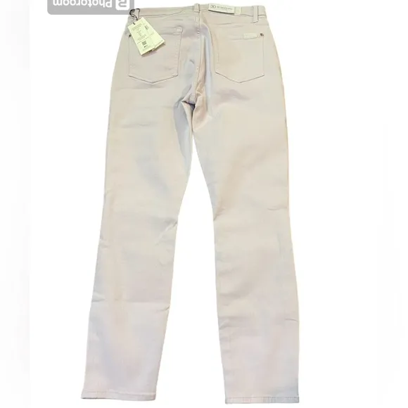 7 For All Mankind High Waist Ankle Skinny Jeans, Light Purple Lilac Size 30 NWT
