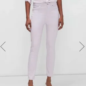 7 For All Mankind High Waist Ankle Skinny Jeans, Light Purple Lilac Size 30 NWT