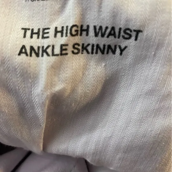 7 For All Mankind High Waist Ankle Skinny Jeans, Light Purple Lilac Size 30 NWT