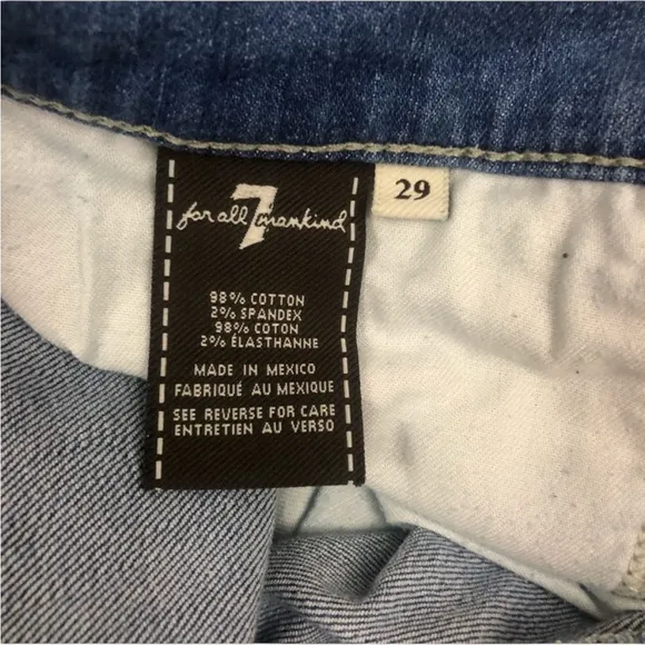 7For All Mankind blue Bootcut jeans size 29