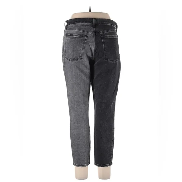 Abercrombie &amp; Fitch Two Toned, color block high rise skinny jeans