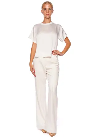 Addy White Short Sleeve Combo Tee