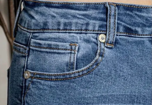 Adele Light Blue High Rise Bootcut Jeans