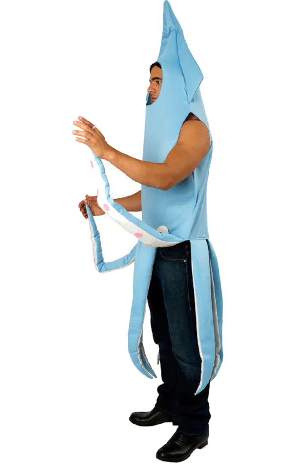 Adult Blue Squid Animal Costume