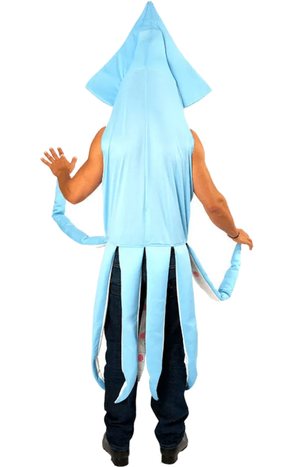Adult Blue Squid Animal Costume