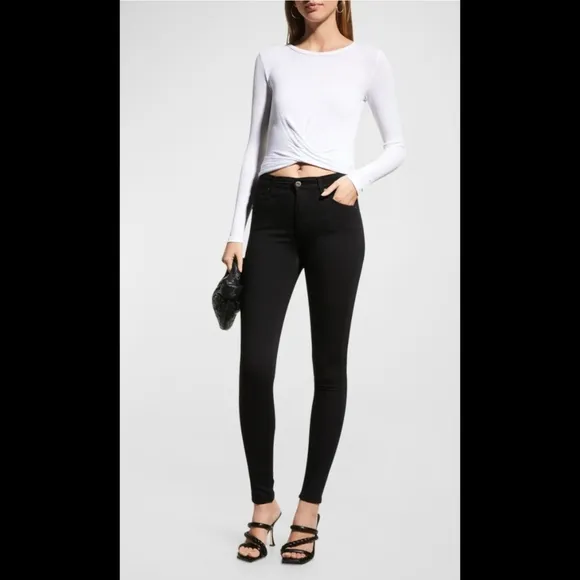 ag Adriano Goldschmied Contour 360 Women's &quot;The Farrah Skinny&quot;Jeans Blac…