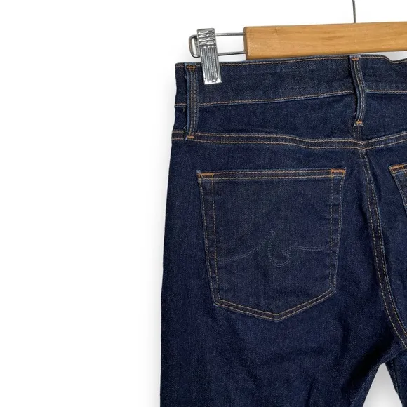 AG Adriano Goldschmied Farrah Dark Blue High Rise Ankle Skinny Jeans 27R