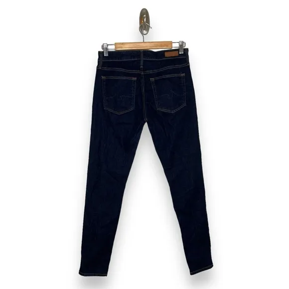AG Adriano Goldschmied Farrah Dark Blue High Rise Ankle Skinny Jeans 27R
