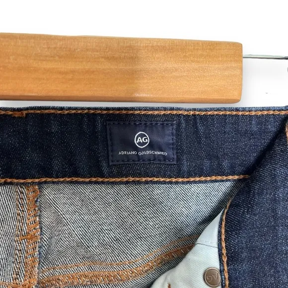 AG Adriano Goldschmied Farrah Dark Blue High Rise Ankle Skinny Jeans 27R
