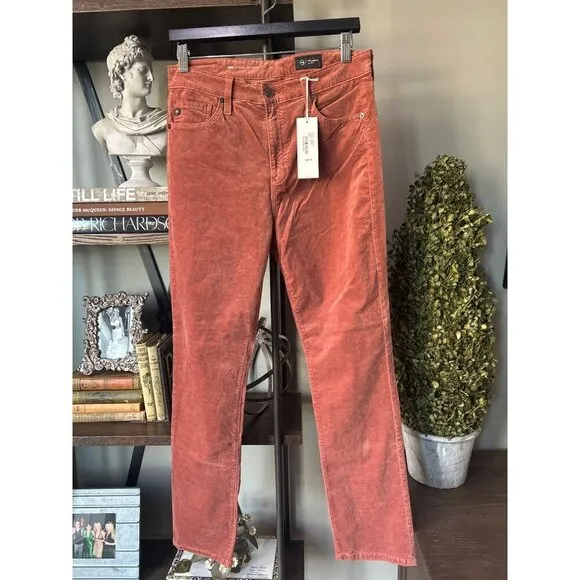 Ag Adriano Goldschmied Mari High Rise Slim Straight Jeans Dush Womens Size 30