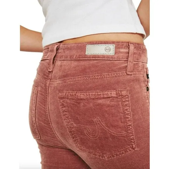 Ag Adriano Goldschmied Mari High Rise Slim Straight Jeans Dush Womens Size 30