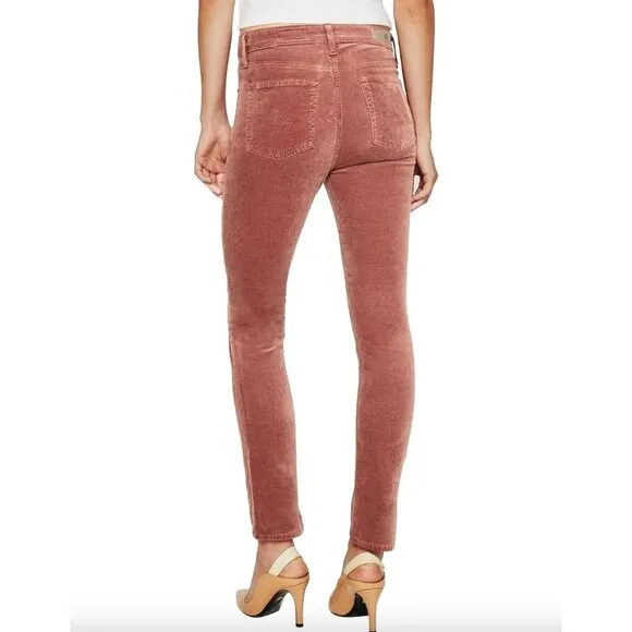 Ag Adriano Goldschmied Mari High Rise Slim Straight Jeans Dush Womens Size 30