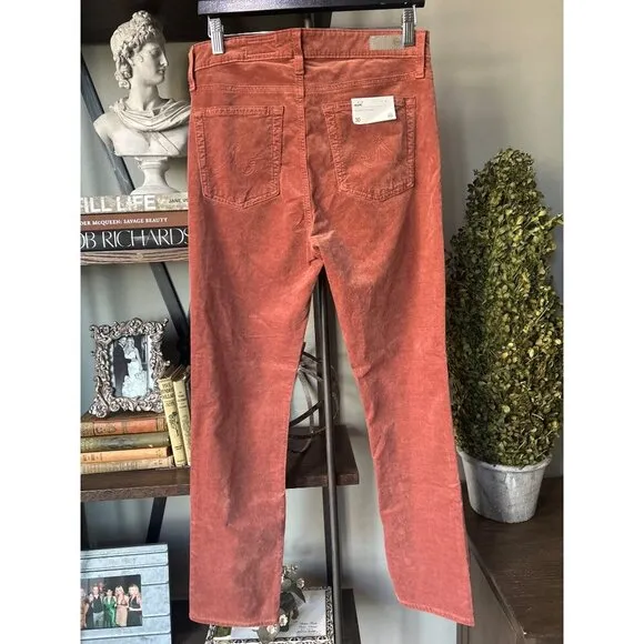 Ag Adriano Goldschmied Mari High Rise Slim Straight Jeans Dush Womens Size 30