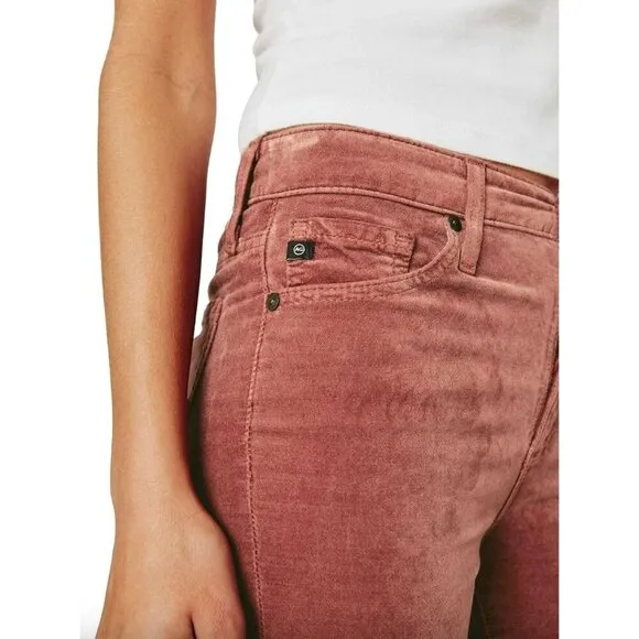 Ag Adriano Goldschmied Mari High Rise Slim Straight Jeans Dush Womens Size 30
