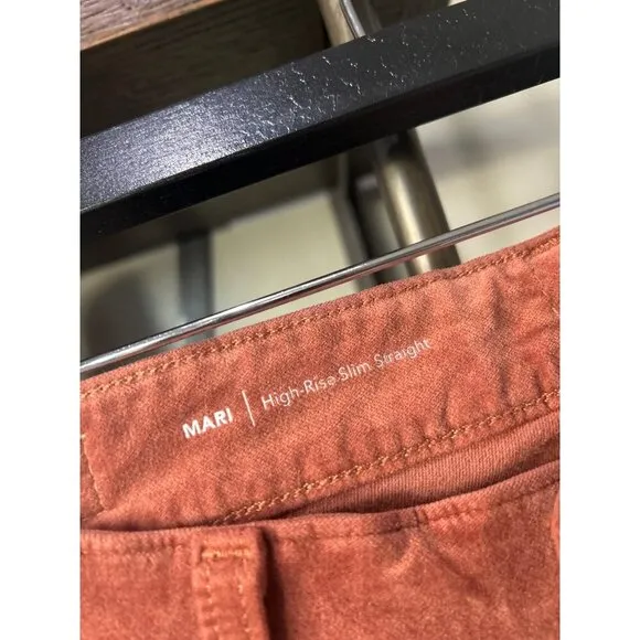Ag Adriano Goldschmied Mari High Rise Slim Straight Jeans Dush Womens Size 30