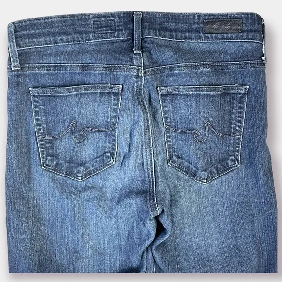 AG Adriano Goldschmied The Farrah Skinny High Rise Skinny Blue Jeans Si…