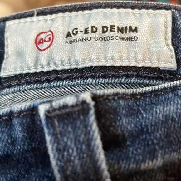 AG Adriano Goldschmied The Prima Cigarette Leg Blue Jeans 27R