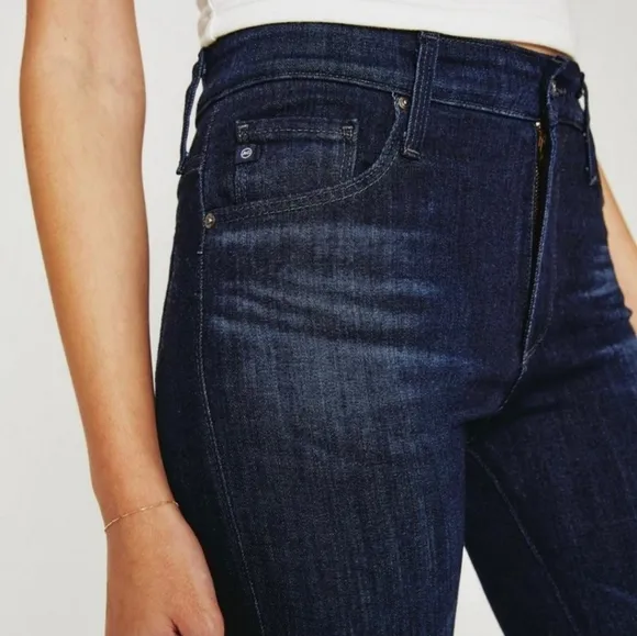 Ag The Farrah High Rise Skinny Jeans in Brooks Wash Size 28