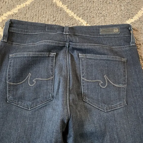 Ag The Farrah High Rise Skinny Jeans in Brooks Wash Size 28