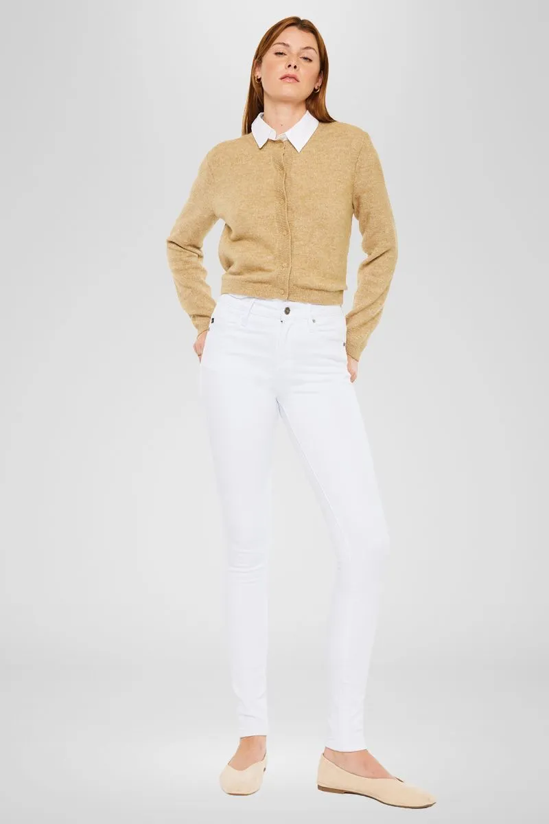 Alabaster High Rise Super Skinny Jeans