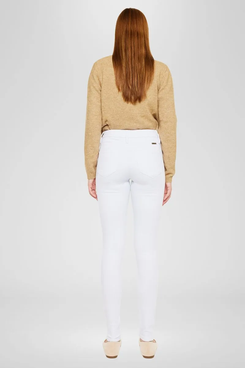 Alabaster High Rise Super Skinny Jeans