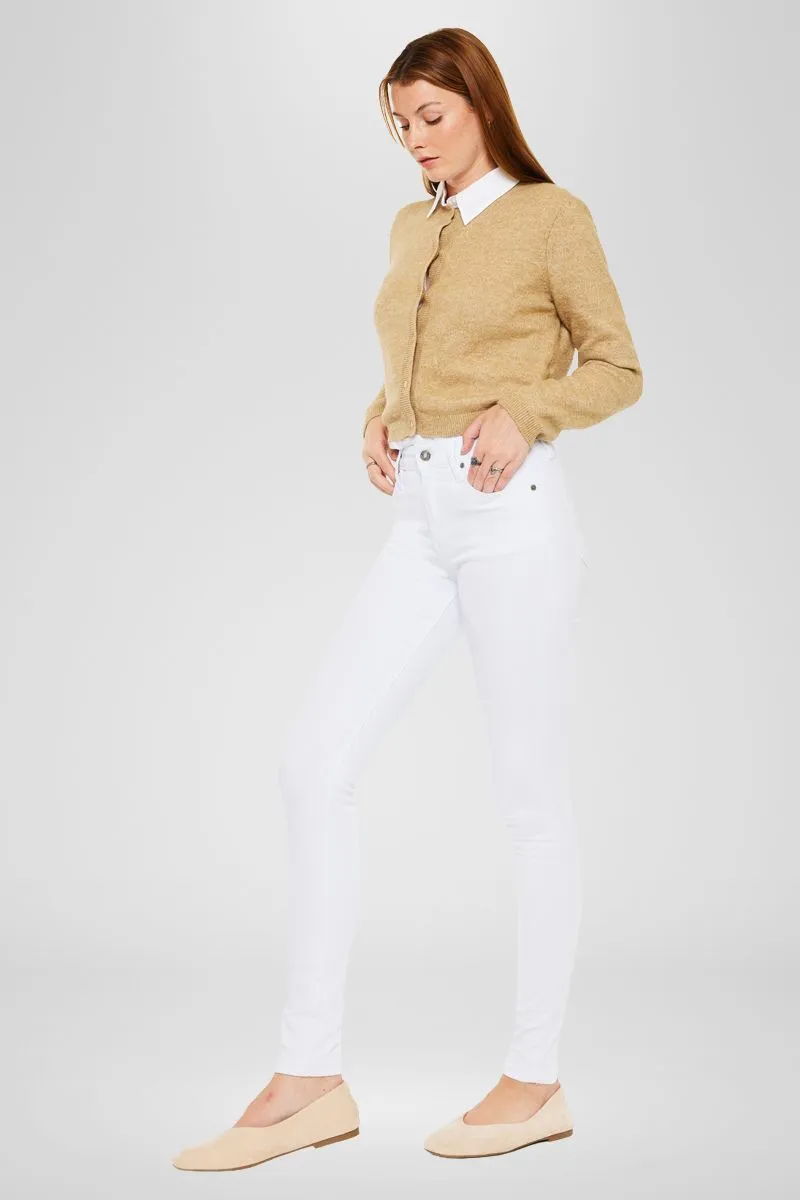 Alabaster High Rise Super Skinny Jeans