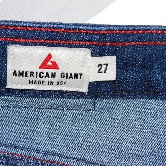 American Giant 218 Skinny Denim Jeans Size 27