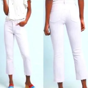 Anthropolgie • Pilcro and the Letterpress Lavender Boot Cut Cropped Jeans