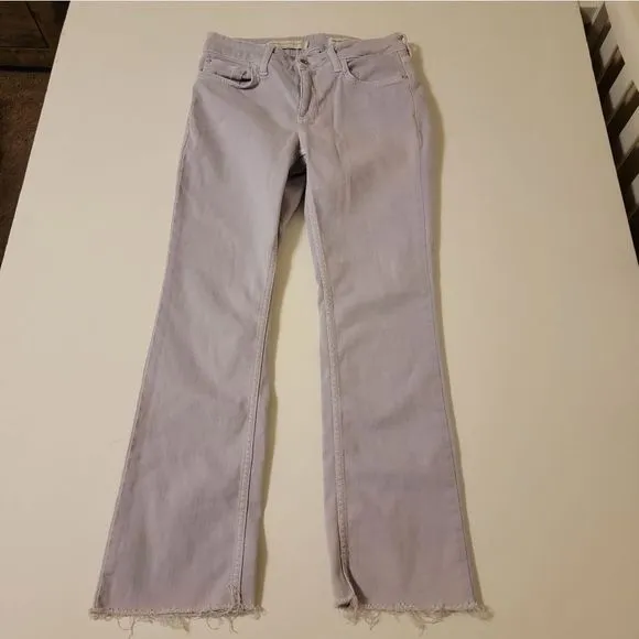 Anthropolgie • Pilcro and the Letterpress Lavender Boot Cut Cropped Jeans