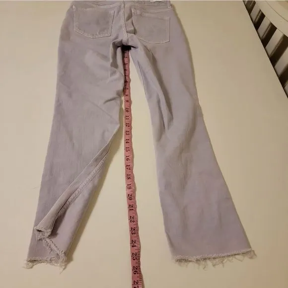 Anthropolgie • Pilcro and the Letterpress Lavender Boot Cut Cropped Jeans