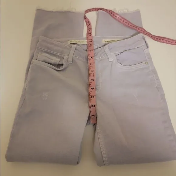 Anthropolgie • Pilcro and the Letterpress Lavender Boot Cut Cropped Jeans