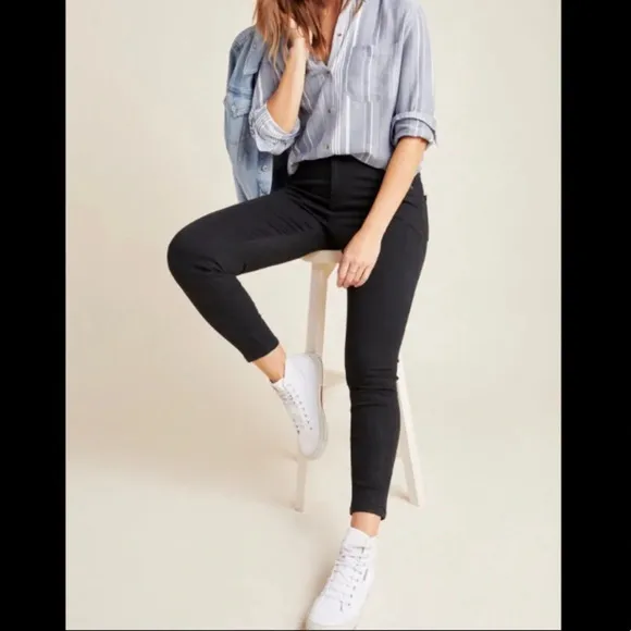 ANTHROPOLOGIE Pilcro and The Letterpress High Rise Skinny Jeans, Curvy 27