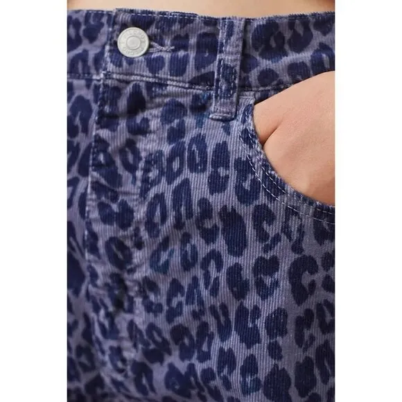 Anthropologie PILCRO DENIM BERMUDA SHORTS BLUE MOTIF Size:  25