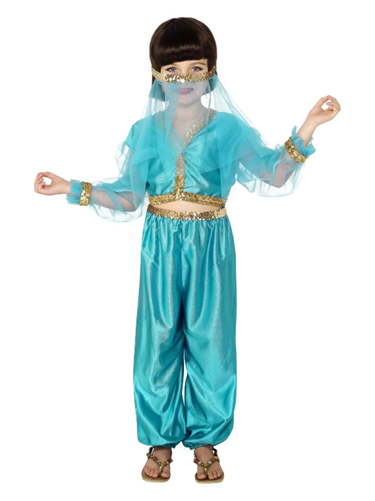Arabian Princess Costume, Blue