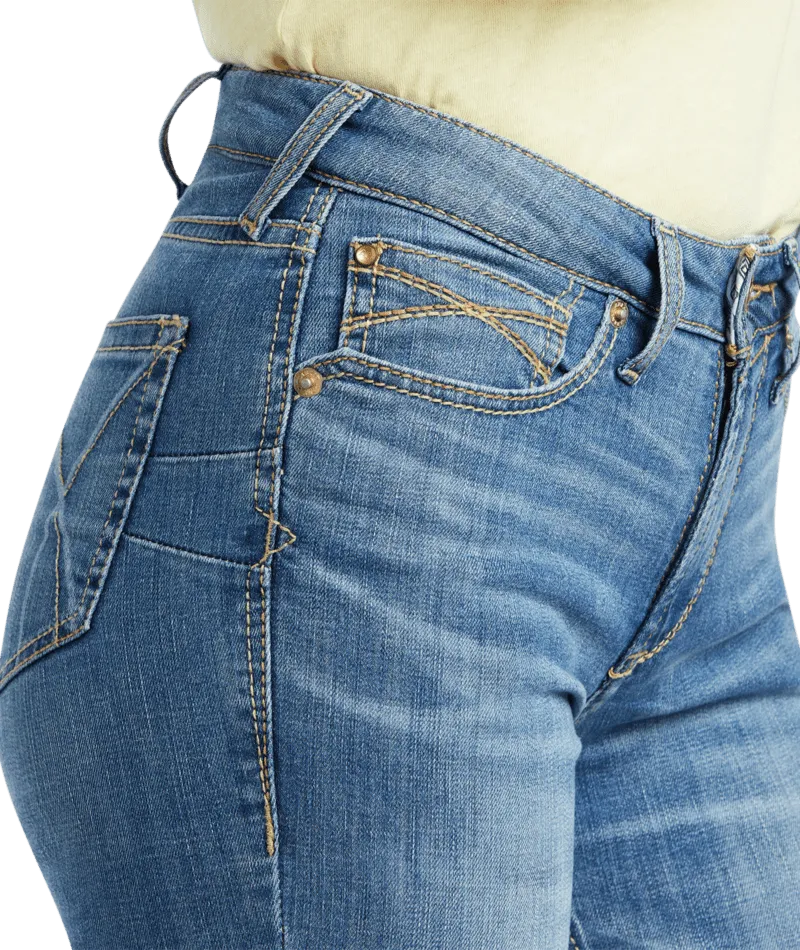 Ariat Women's Tennessee REAL High Rise Daniela Boot Cut Jean