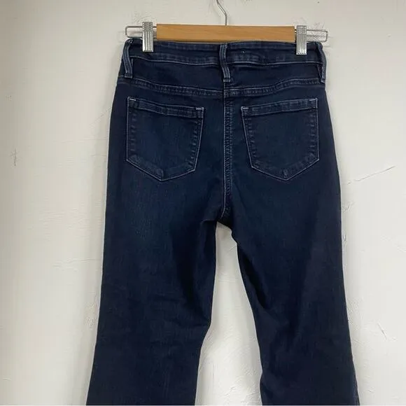 Athleta Dark Wash Mid Rise Skinny Stretch Jeans Womens 2P