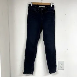 Athleta Dark Wash Mid Rise Skinny Stretch Jeans Womens 2P