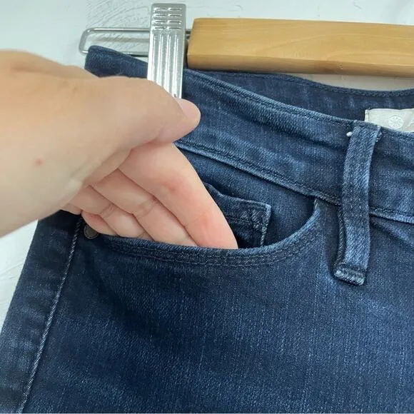 Athleta Dark Wash Mid Rise Skinny Stretch Jeans Womens 2P