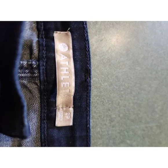 Athleta Sculptek dark blue skinny  jeans sz 2 petite