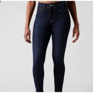 Athleta Sculptek dark blue skinny  jeans sz 2 petite